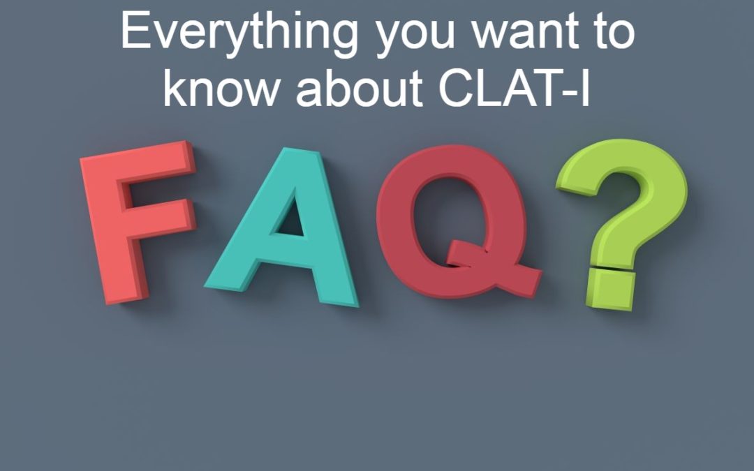 CLAT-2020 Frequently asked Questions(FAQ’s)-I