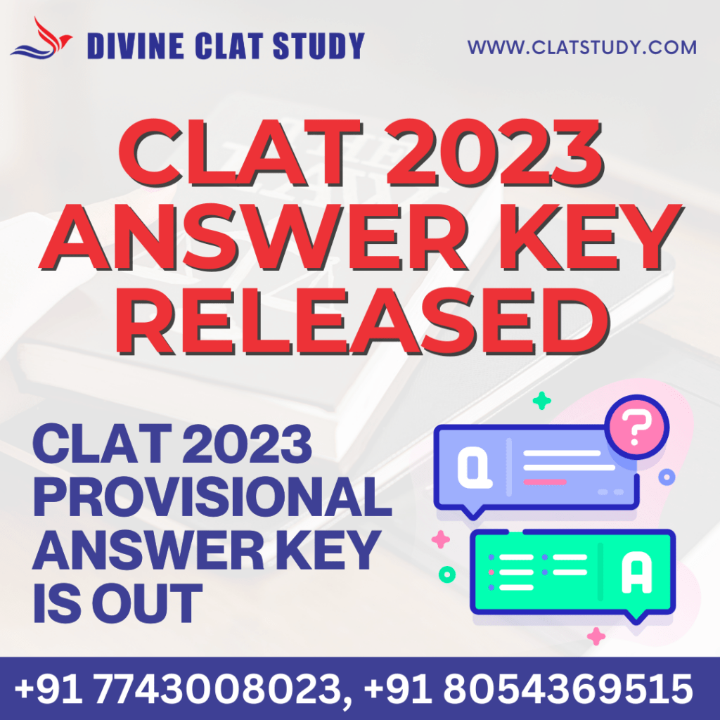 clat 2023 answer key